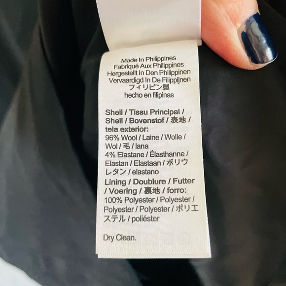 J. Crew Italian Stretch Wool Black Cap Sleeve Cocktail Dress - Picture 8 of 13